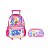 Mochila Rodinhas Barbie IC35912BB + Estojo EI35914BB Pink - Imagem 1