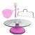 Kit Bailarina Vidro Rosa Pink+ Panelinha+ Espátula+Nivelador - Imagem 1