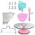 Kit Bailarina De Vidro Rosa + Saco De Confeitar + Acessórios - Imagem 1