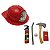 Brinquedo Kit Resgate Bombeiros Acessórios Infantil 6 Peças - Imagem 1