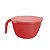Tigela Inovar Vermelho Com Tampa 1,5L + Espátula PVC Solrac - Imagem 2