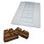 Forma Especial Para Chocolate Barra Gigante Para Rechear 1kg - Imagem 1