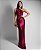 VESTIDO LONGO UM OMBRO SÓ FLOR REMOVIVEL ACETINADO - Imagem 3