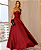 VESTIDO LONGO UM OMBRO SÓ COM DETALHE ACETINADO - Imagem 2