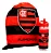 Garrafa Flamengo 450ml + Mochila Saco: Praticidade e Paixão Rubro-Negra - Imagem 2