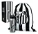 Garrafa Plástica Do Santos Fc Com Mochila Tipo Saco - Imagem 1