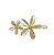 Pinupz Presilha Duas Flores Madrepérola com Strass F052 - Imagem 1