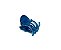 Finestra Francesa Piranha Mini Tridente Azul N281GB 1,0x2,0c - Imagem 1