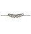 Pinupz Presilha Pin em Metal e Pérolas F056P - Imagem 1