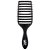 Keune Wetbrush Escova de Cabelo Pro Raquete Qdry Preta 86228 - Imagem 1