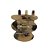 Pinupz Mini Piranha Vazada Tartaruga Claro F134C - Imagem 3