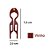 Bianca Hair Pin Pequeno Vinho 70 047 BJ - Imagem 2