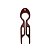 Bianca Hair Pin Médio Vinho 70 048 BJ - Imagem 1