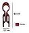 Bianca Hair Pin Médio Vinho 70 048 BJ - Imagem 2