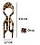Bianca Hair Pin Médio com Strass Onça 70 051 T26 - Imagem 2