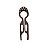 Bianca Hair Pin Médio com Strass Tartaruga 70 051 TA - Imagem 1