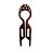 Bianca Hair Pin Médio com Strass Tartaruga 70 051 TA - Imagem 5