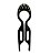 Bianca Hair Pin Grande com Strass Preto 70 052 AB - Imagem 4