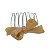 Pinupz Pente Laço Novo Nude F066N - Imagem 2