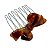 Pinupz Pente Laço Novo Caramelo F066C - Imagem 4