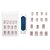 Kiss NY Unhas Postiças Quadrado Curto Gel Fantasy Magnetic - Crystal MG300B - Imagem 2