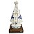 Miráculo Imagem Nossa Senhora Aparecida 15cm Branca Decorada - Imagem 1