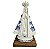 Miráculo Imagem Nossa Senhora Aparecida 20cm Branca Decorada - Imagem 1