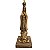 Miráculo Imagem Nossa Senhora de Fátima 20cm Ouro Velho - Imagem 1