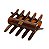 Pente Cabelo Crab Peq Bianca Tartaruga 90 021 TA - Imagem 1