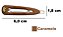 Bianca Kit com 2 Presilhas Arrow Vazadas Caramelo 16 070 BI - Imagem 2