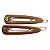 Bianca Kit com 2 Presilhas Arrow Vazadas Caramelo 16 070 BI - Imagem 3