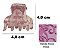 Piranha Bianca Madrid Média Renda Floral Rosa 05 067 RE58 - Imagem 2