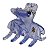Piranha Bianca Madrid Média Renda Floral Azul 05 067 RE59 - Imagem 1