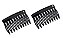 Kit 2 Pentes de Cabelo Bianca Vênus Preto 90 004 AB - Imagem 1