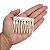 Kit 2 Pentes de Cabelo Vênus Bianca Madrepérola 90 005 FB - Imagem 4