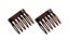 Kit 2 Pentes Cabelo Pequeno Bianca Vênus Tartaruga 90 006 TA - Imagem 1