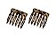 Kit 2 Pentes de Cabelo Pequeno Bianca Vênus Onça 90 006 T26 - Imagem 1