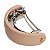 Presilha Cabelo Bianca Arco Lua Cheia Rose 00 317 DG - Imagem 1
