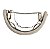 Presilha Cabelo Bianca Arco Lua Cheia Cinza 00 317 DU - Imagem 4