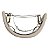 Presilha Cabelo Bianca Arco Lua Cheia Cinza 00 316 DU - Imagem 5