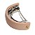 Presilha Cabelo Bianca Arco Lua Cheia Rose 00 316 DG - Imagem 1