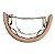 Presilha Cabelo Bianca Arco Lua Cheia Rose 00 316 DG - Imagem 5