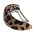 Presilha Cabelo Bianca Arco Lua Cheia Onça 00 318 T26 - Imagem 1