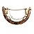 Presilha Cabelo Bianca Arco Lua Cheia Onça 00 318 T26 - Imagem 4