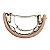 Presilha Cabelo Bianca Arco Lua Cheia Rose 00 318 DG - Imagem 4