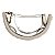 Presilha Cabelo Bianca Arco Lua Cheia Cinza 00 318 DU - Imagem 5