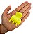 Piranha Bianca Rome Média Neon Amarelo Vibrante 05 007 NV1 - Imagem 3