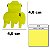 Piranha Bianca Rome Média Neon Amarelo Vibrante 05 007 NV1 - Imagem 2
