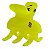 Piranha Bianca Rome Média Neon Amarelo Vibrante 05 007 NV1 - Imagem 1