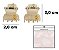 Kit 2un Piranha Bianca Madrid XP Madepéro PREN 007 05 261 FB - Imagem 2